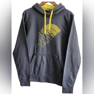 The North Face Men's Gray Hoodie Sweater Size Medium